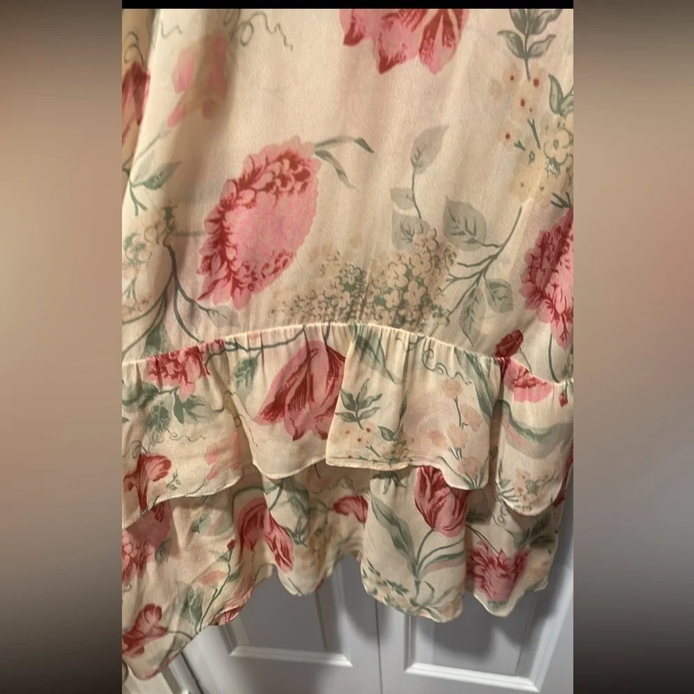 Reformation Odessa off the shoulder Dress "Botany" Floral 2 - Picture 13 of 15